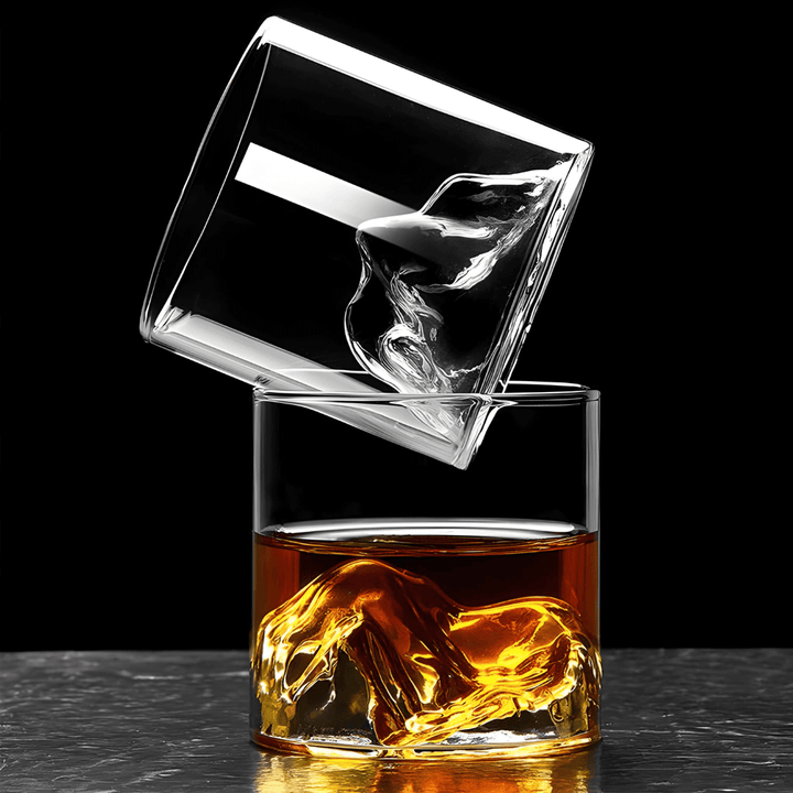 Whiskyglass i Krystall – Mount Fuji