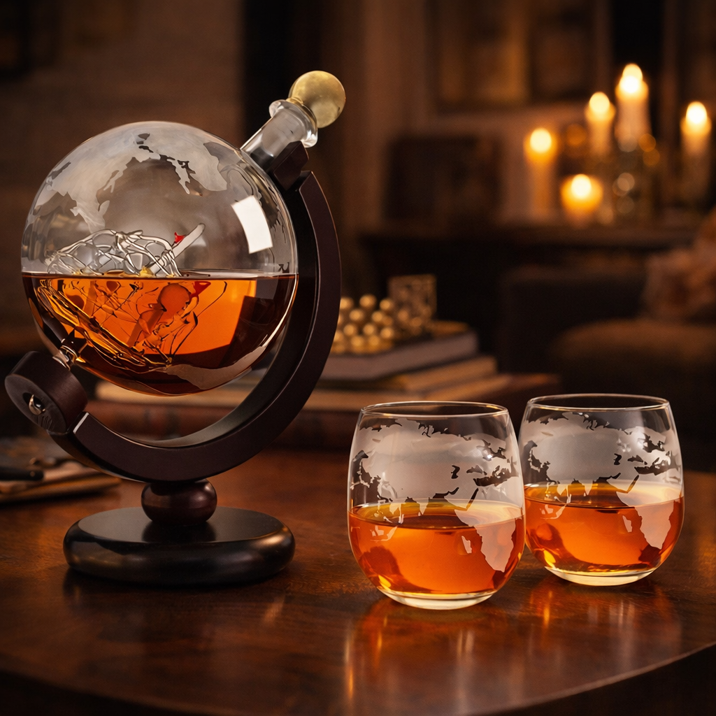 Whisky Karaffel – Verdenskart-utgave