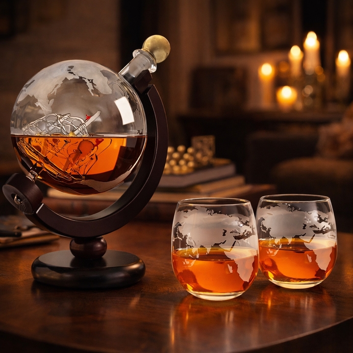 Whisky Karaffel – Verdenskart-utgave