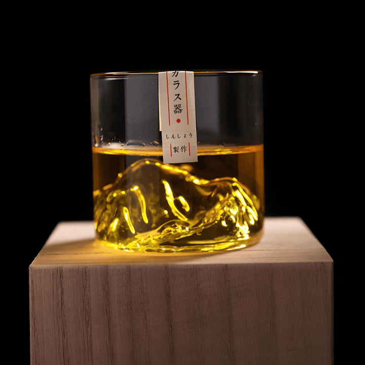 Whiskyglass i Krystall – Mount Fuji