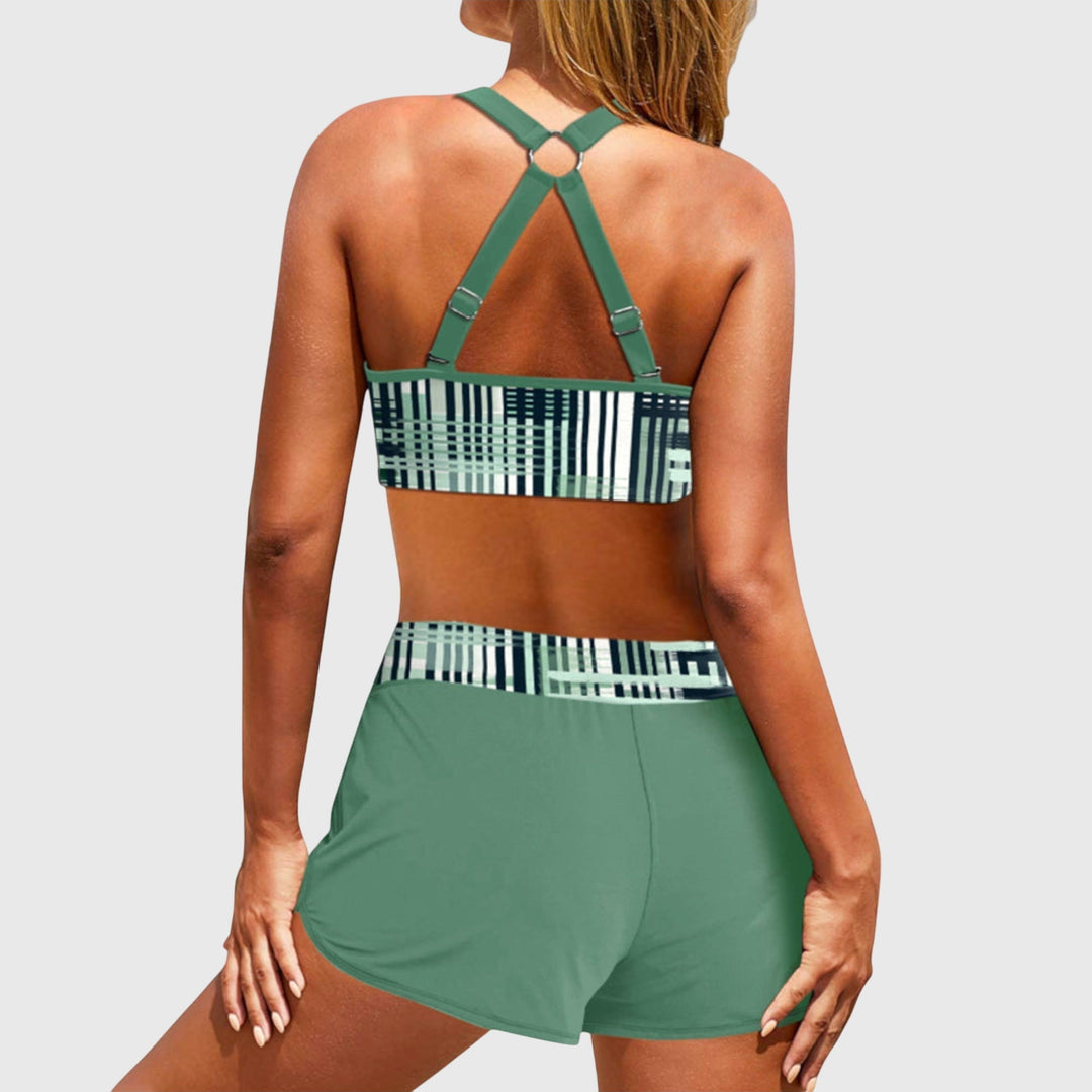 Janelle | Bikini Vita Alta a Costine