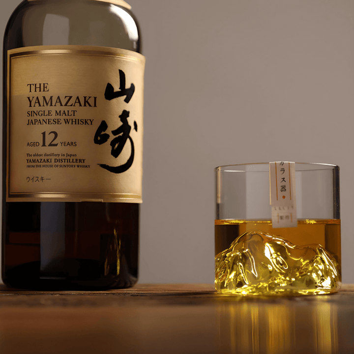Whiskyglass i Krystall – Mount Fuji
