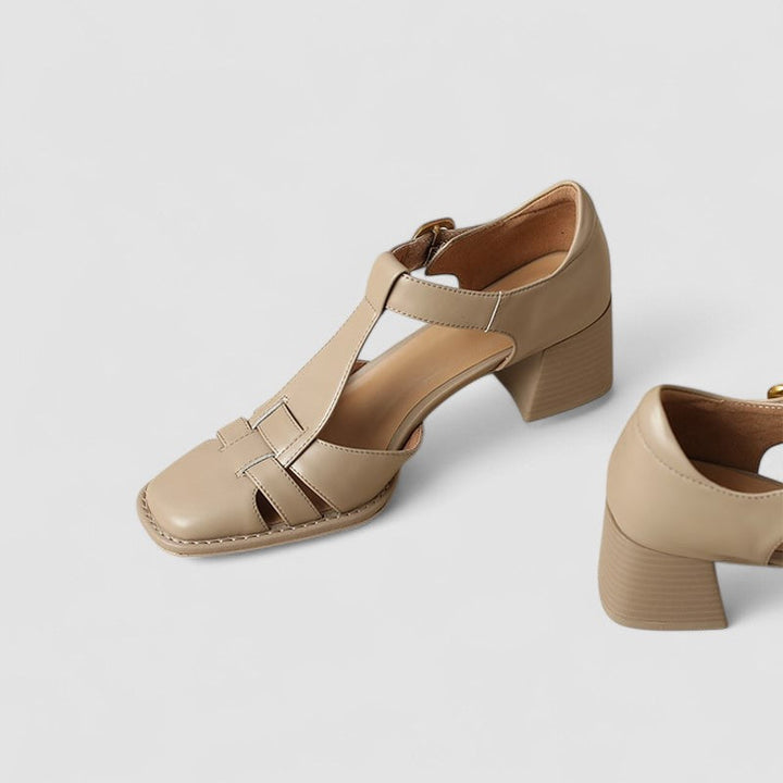Scarlett – Sandali ortopedici T-Strap a blocchi