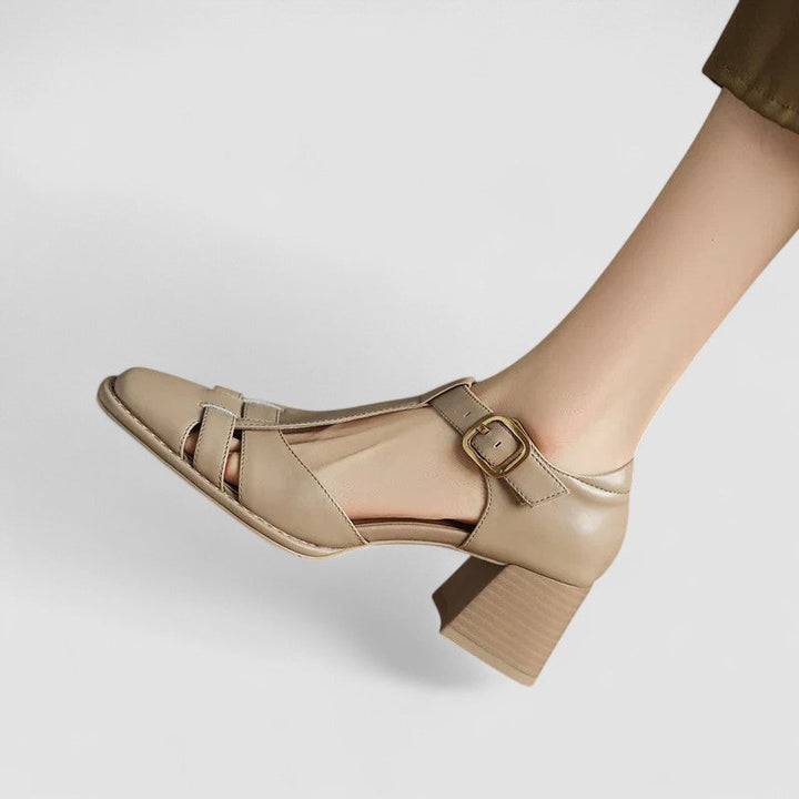 Scarlett – Sandali ortopedici T-Strap a blocchi