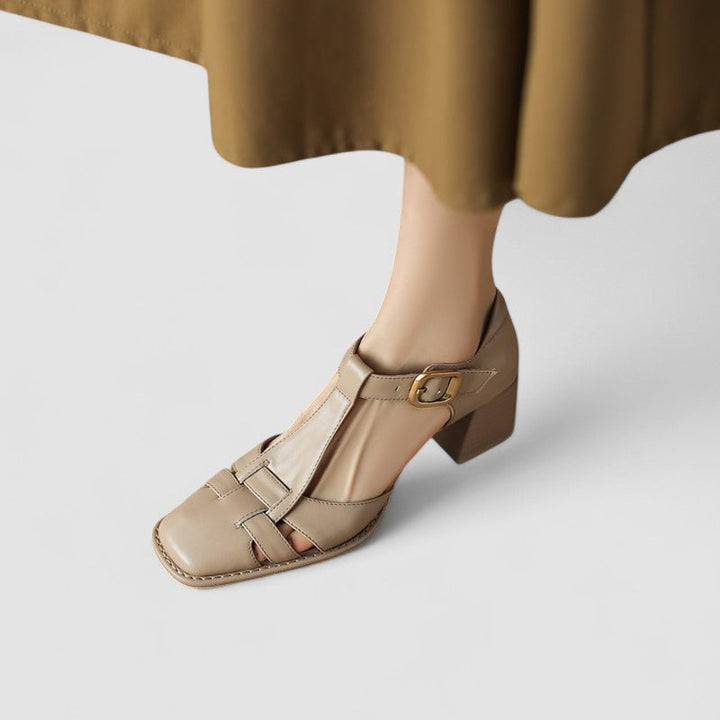 Scarlett – Sandali ortopedici T-Strap a blocchi