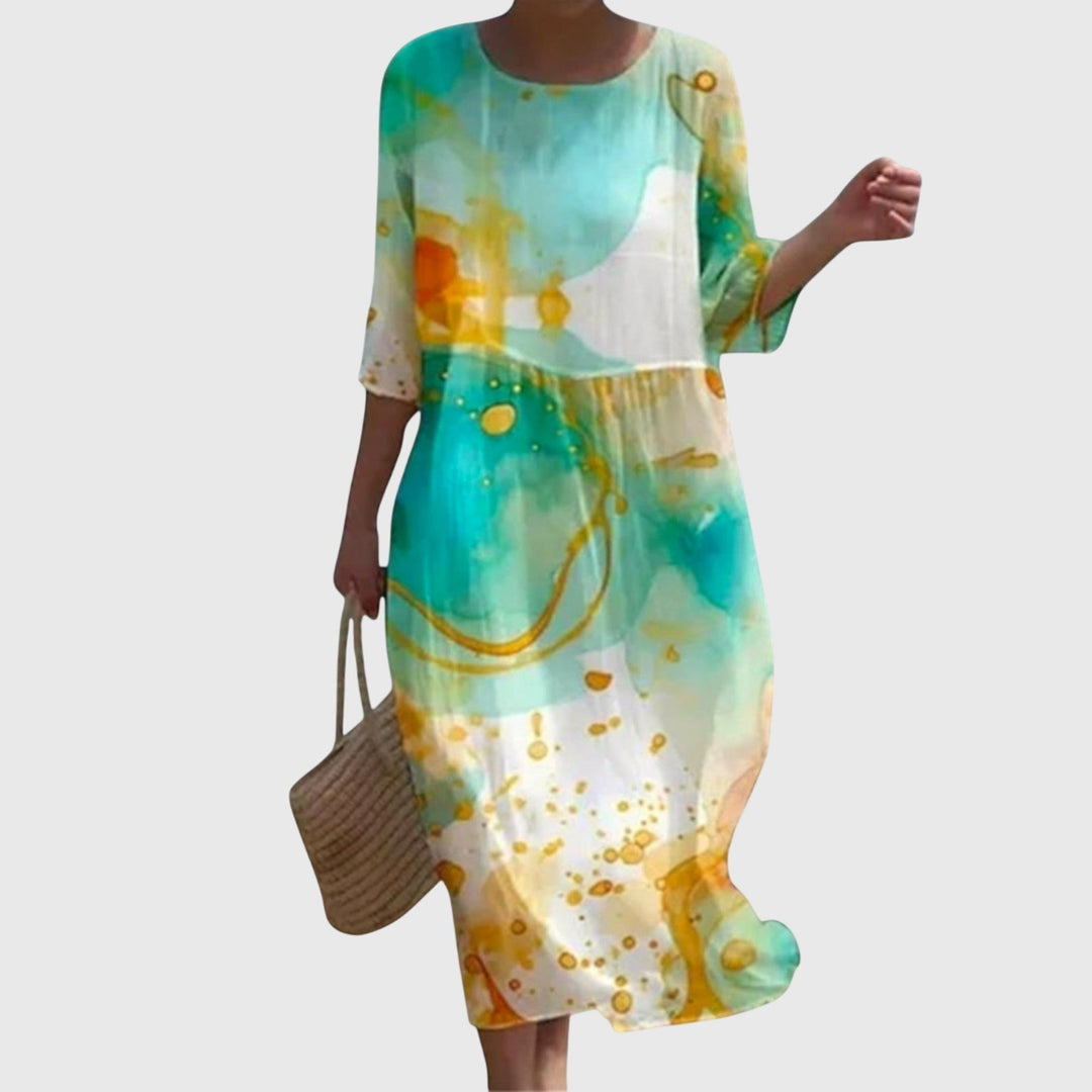 Hayley™ | Abito Maxy Floreale Elegante