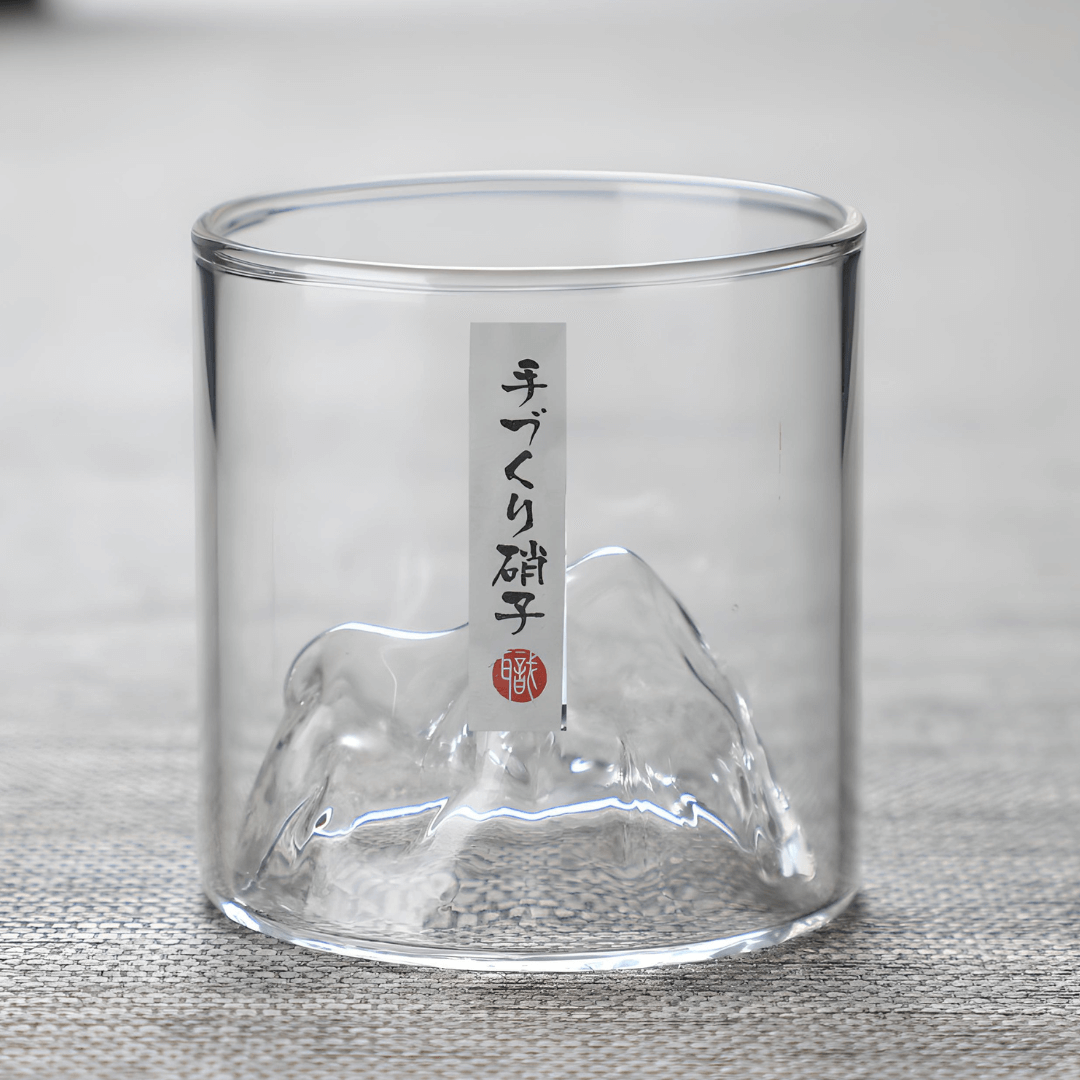 Whiskyglass i Krystall – Mount Fuji