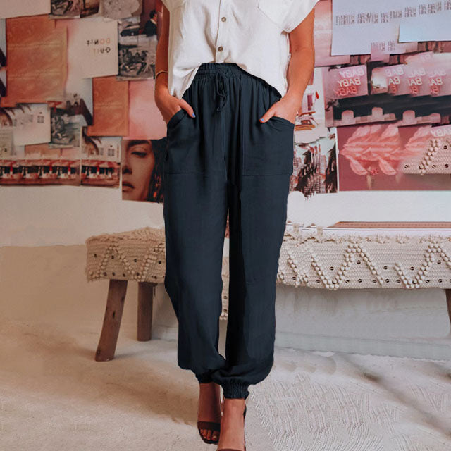 Kaeli – Pantaloni Eleganti con Cordon