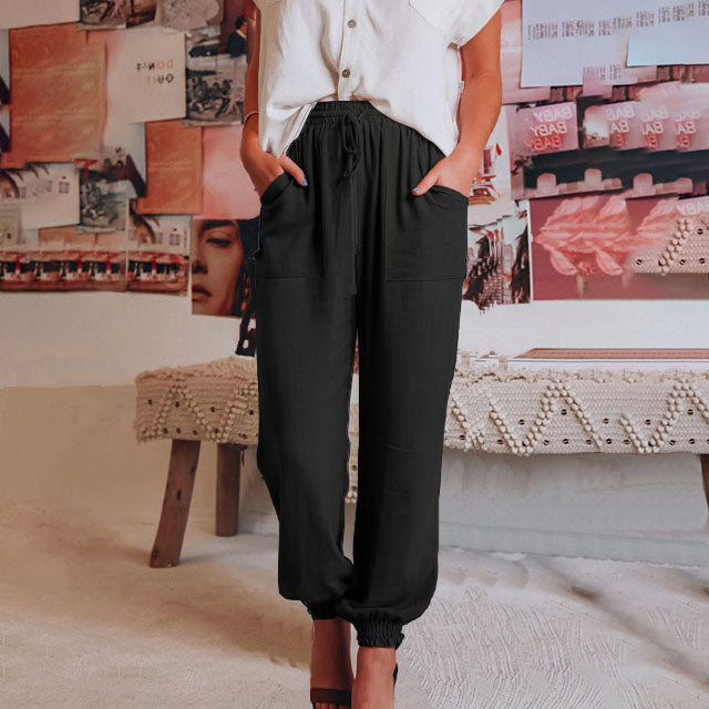Kaeli – Pantaloni Eleganti con Cordon
