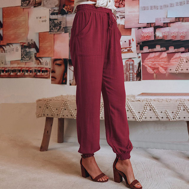 Kaeli – Pantaloni Eleganti con Cordon