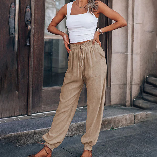 Kaeli – Pantaloni Eleganti con Cordon