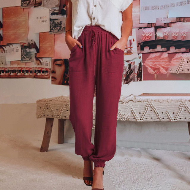 Kaeli – Pantaloni Eleganti con Cordon