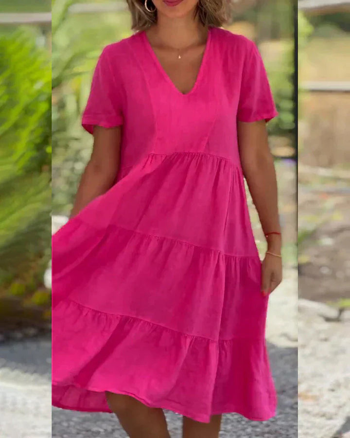 Bexley - Abito estivo casual con scollatura a V