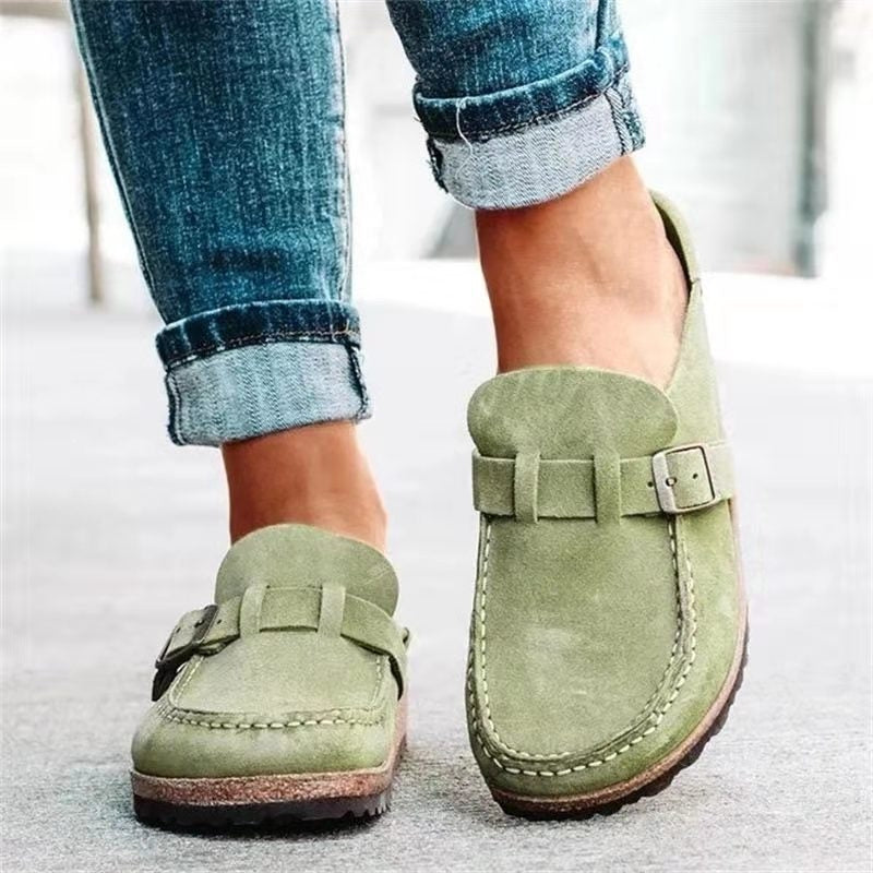 Lyra - Mocassini Ortopedici in Pelle Scamosciata