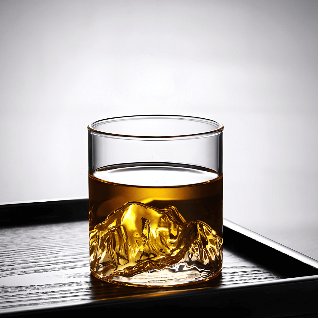 Whiskyglass i Krystall – Mount Fuji