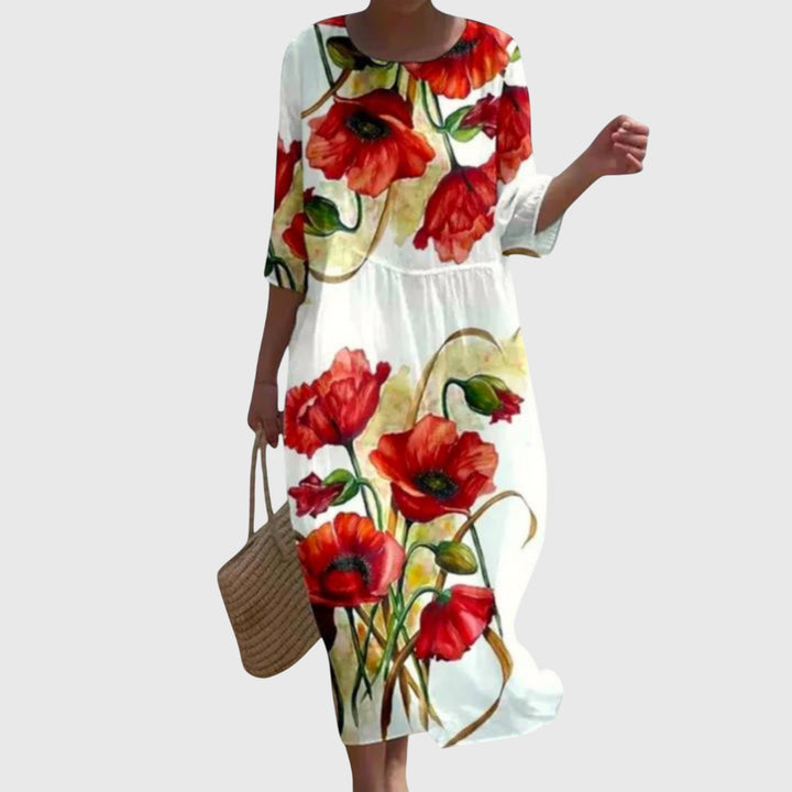 Hayley™ | Abito Maxy Floreale Elegante