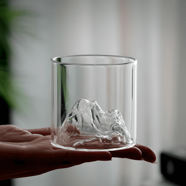Whiskyglass i Krystall – Mount Fuji