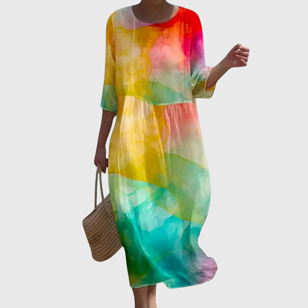 Hayley™ | Abito Maxy Floreale Elegante