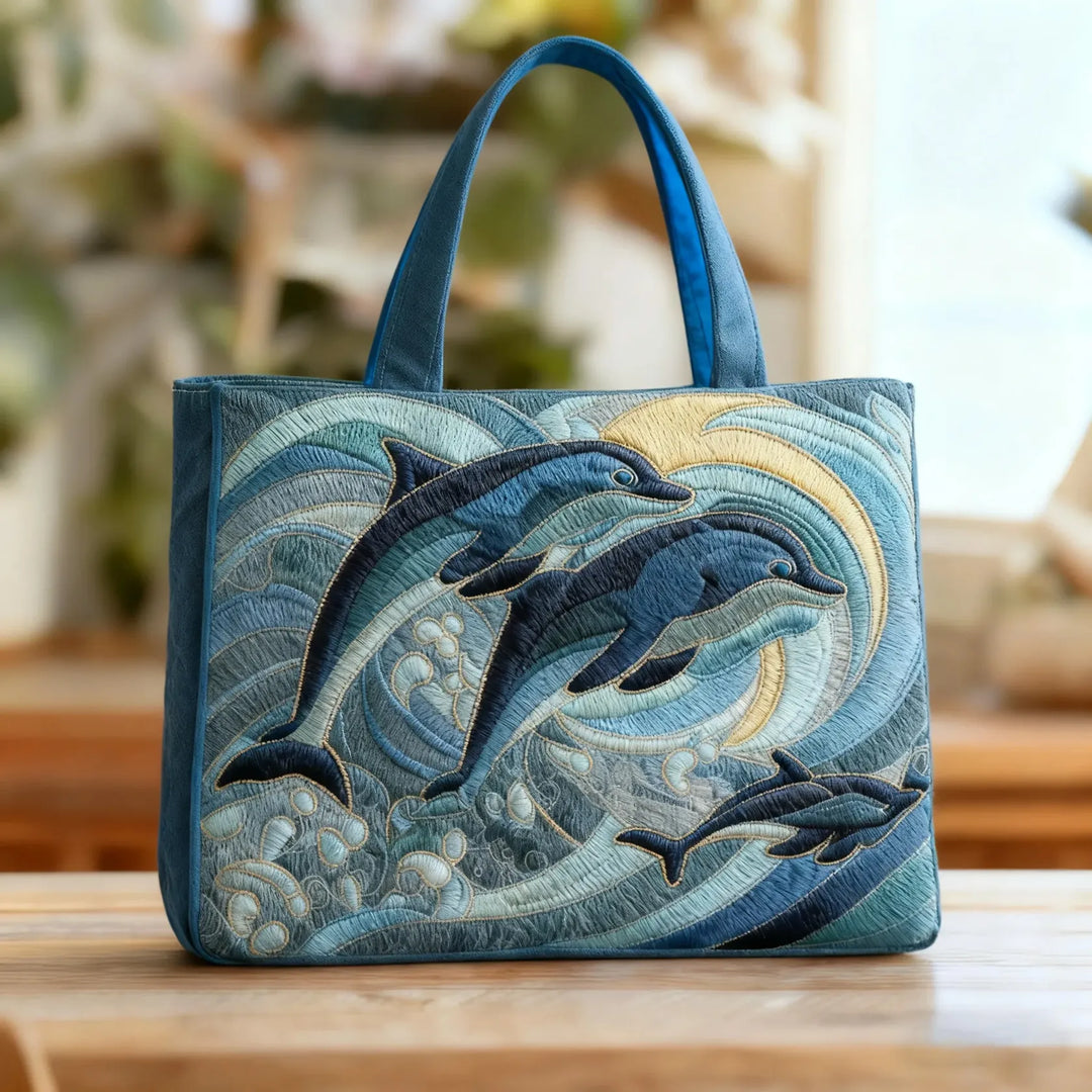 Håndlaget Veske – Havdelfin