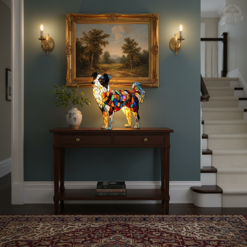 Håndlaget Lampe – Border Collie
