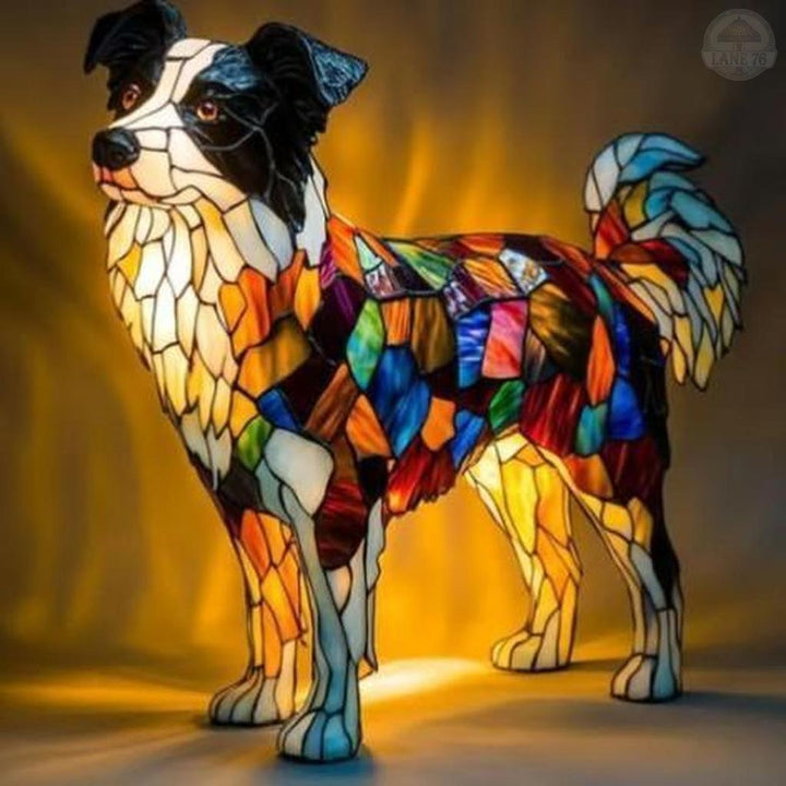 Håndlaget Lampe – Border Collie