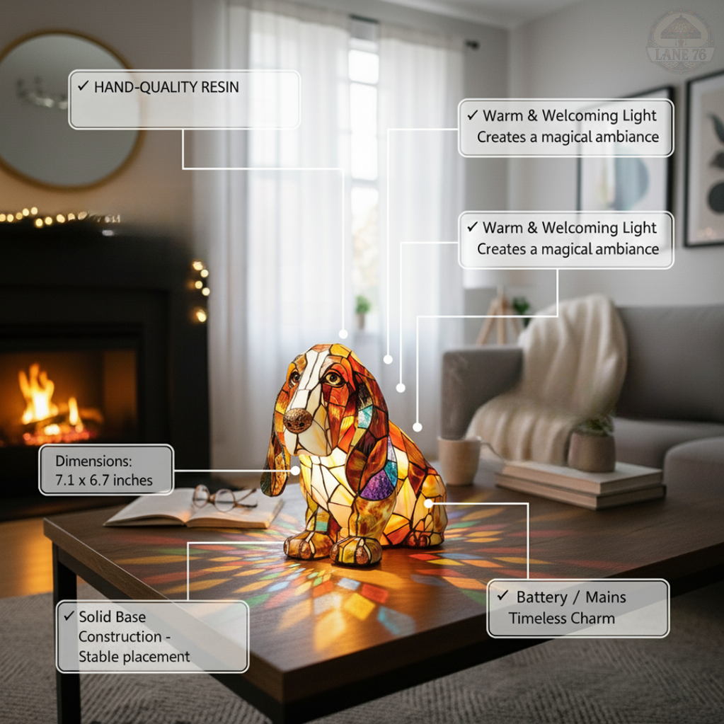 Håndlaget Lampe – Hundens Ro