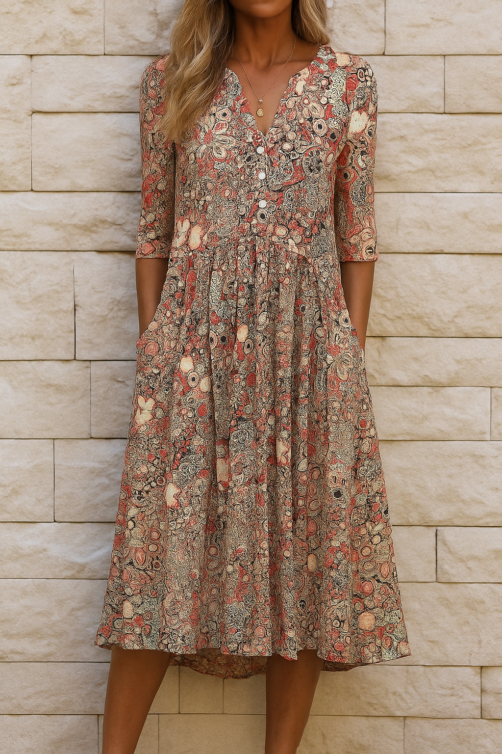 Harlow | Abito Elegante con Scollatura a V