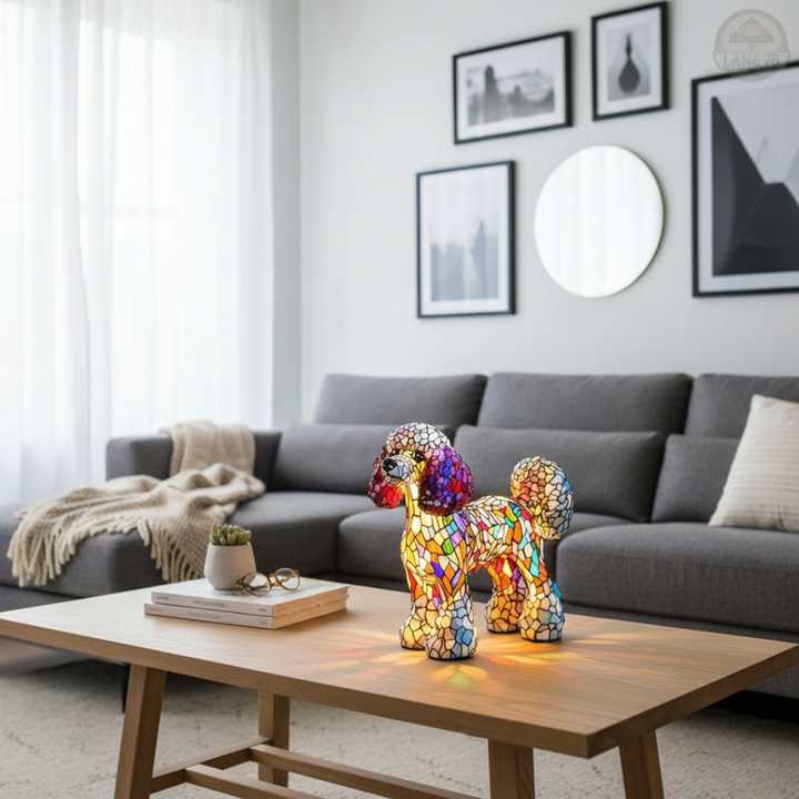 Håndlaget Lampe – Krystallflamme