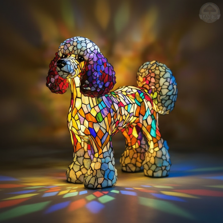 Håndlaget Lampe – Krystallflamme