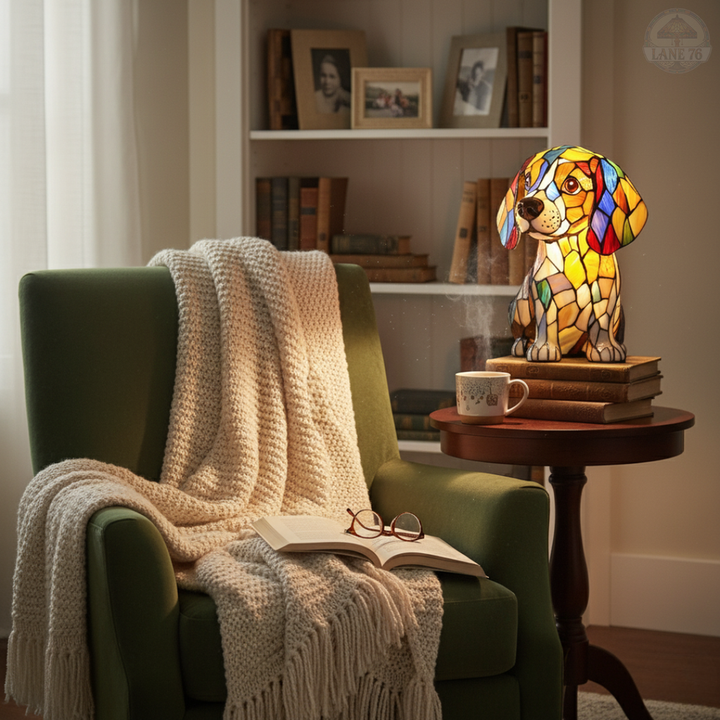 Håndlaget Lampe – Fortryllende Minoes