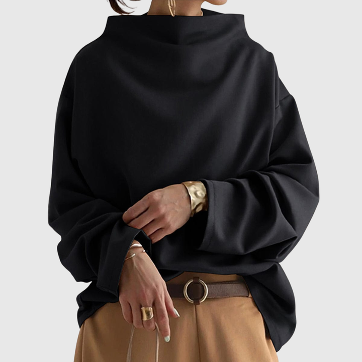 Lisa | Top casual con collo alto
