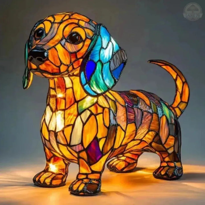 Håndlaget Lampe – Dachshundens Glød