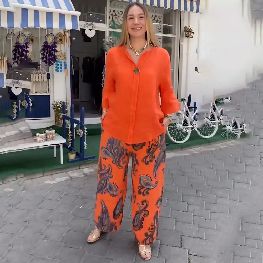 Flavia - Completo Boho Elegante