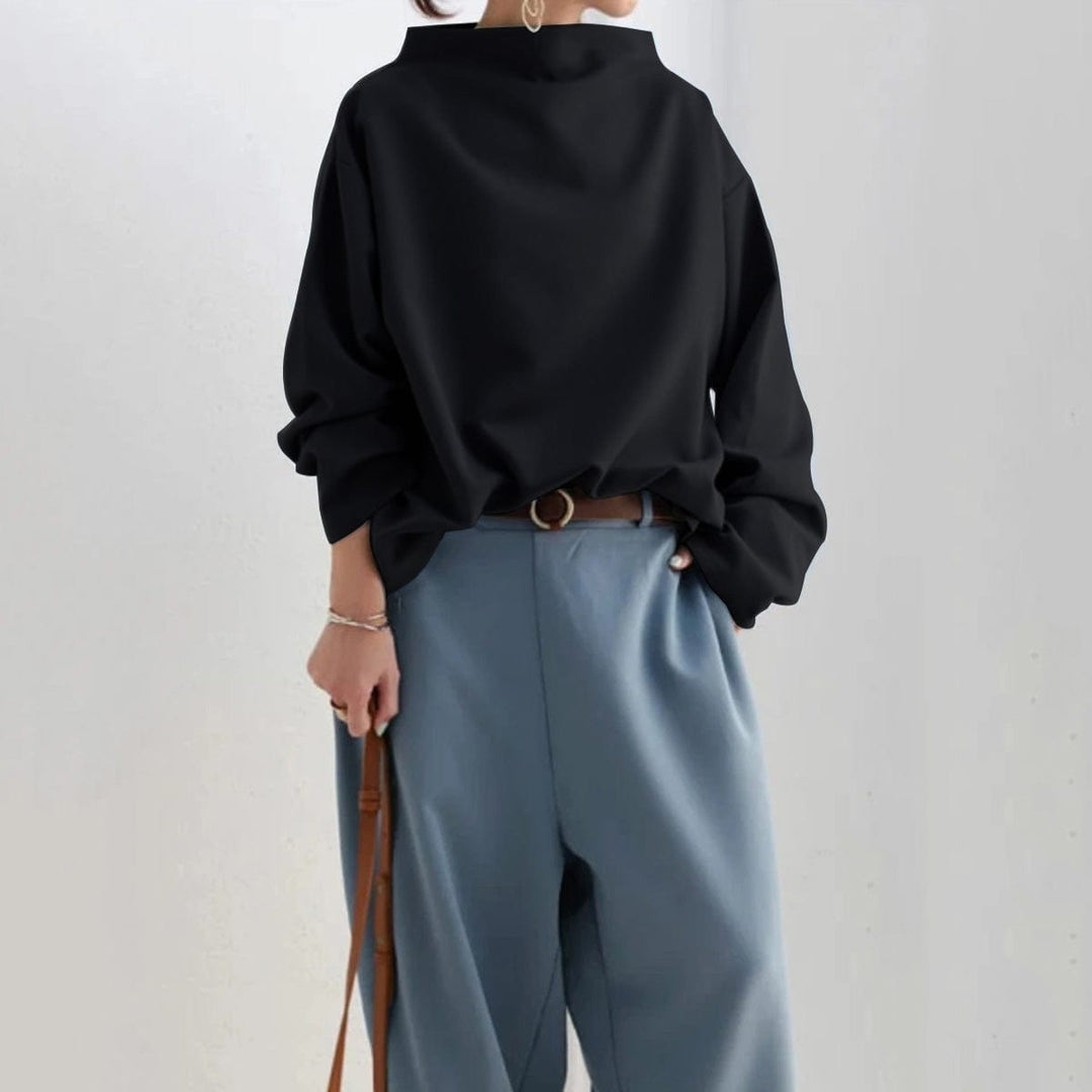 Lisa | Top casual con collo alto