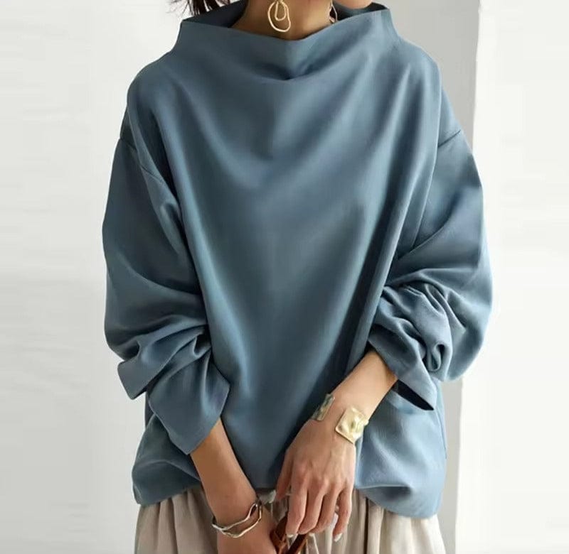 Lisa | Top casual con collo alto