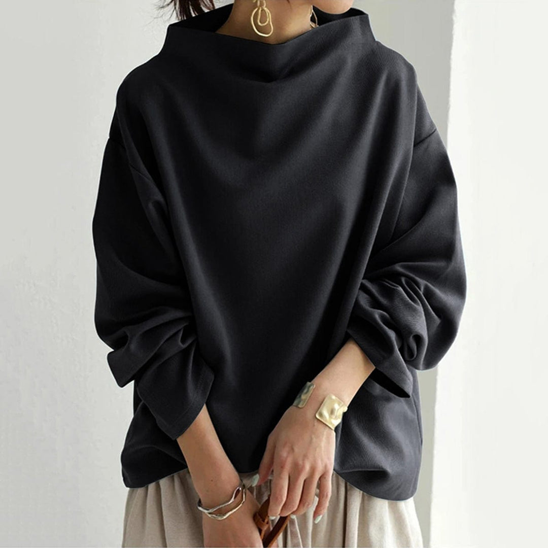 Lisa | Top casual con collo alto