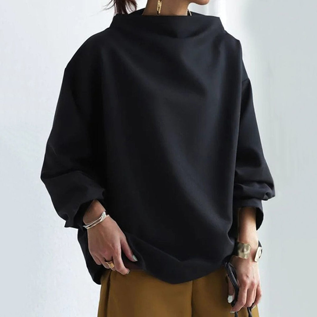 Lisa | Top casual con collo alto
