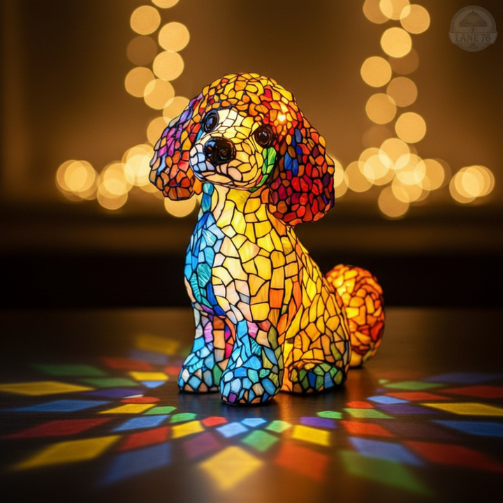 Håndlaget Lampe – Puddelens Elegante Sjarm