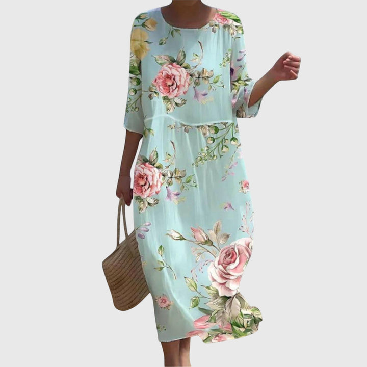 Hayley™ | Abito Maxy Floreale Elegante
