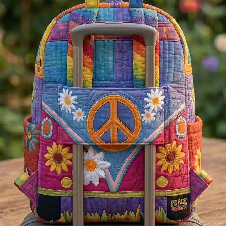 Astrid & Magnus Handverk Quiltet Ryggsekk – Hippiebuss