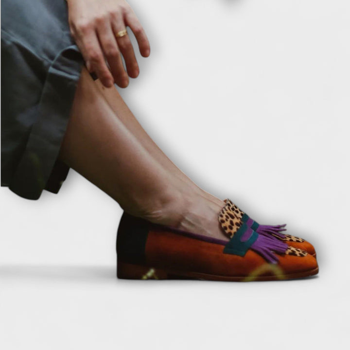 Fallon™ | Mocassino Marrone Leopardo