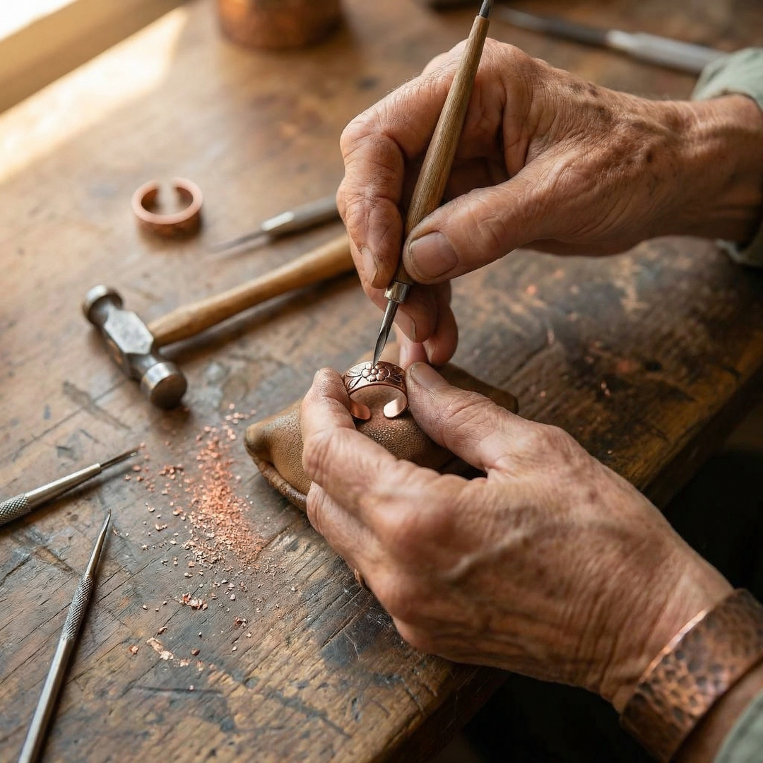 Astrid & Magnus Handverk Ring – Kronblad
