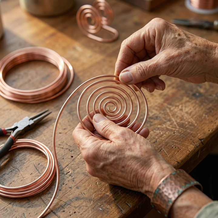 Astrid & Magnus Handverk Smykke – Strøm Kezmuves Spiral