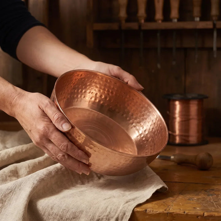 Astrid & Magnus Handverk Hamret Kobber Serveringsfat